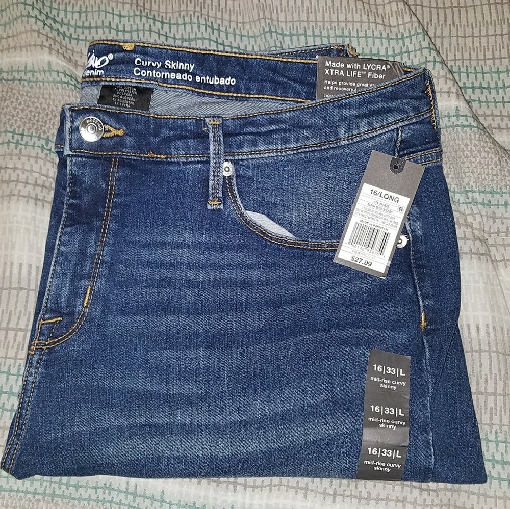 Mossimo Curvy Skinny Jeans